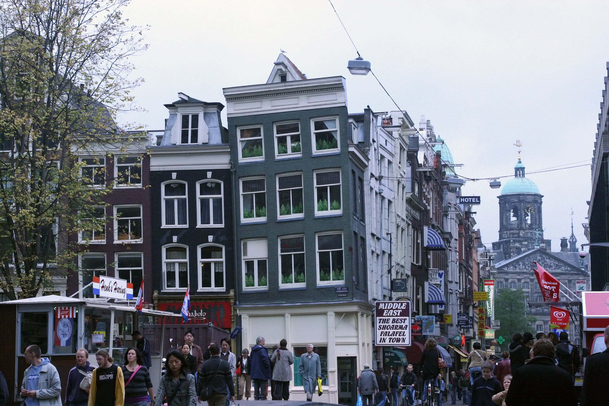 Krzywe domy Amsterdamu